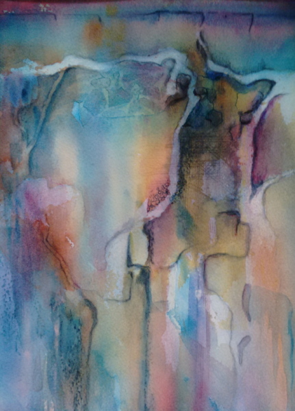 2015 Beneath the surface Watercolour